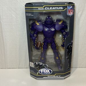 MINNESOTA VIKINGS TEAM CLEATUS FOX SPORTS ROBOT NFL Football 10 Inch Figurine